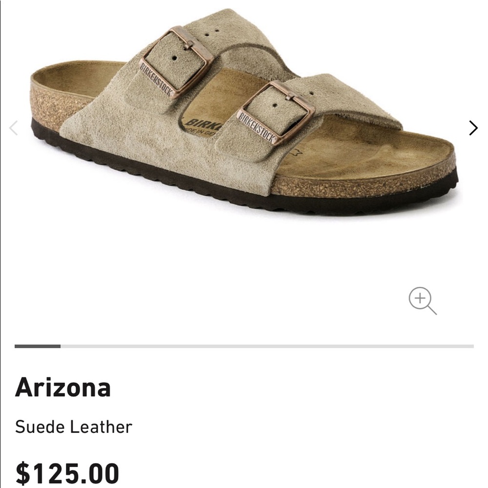 BIRKENSTOCK BROWN SUEDE ARIZONA size 37